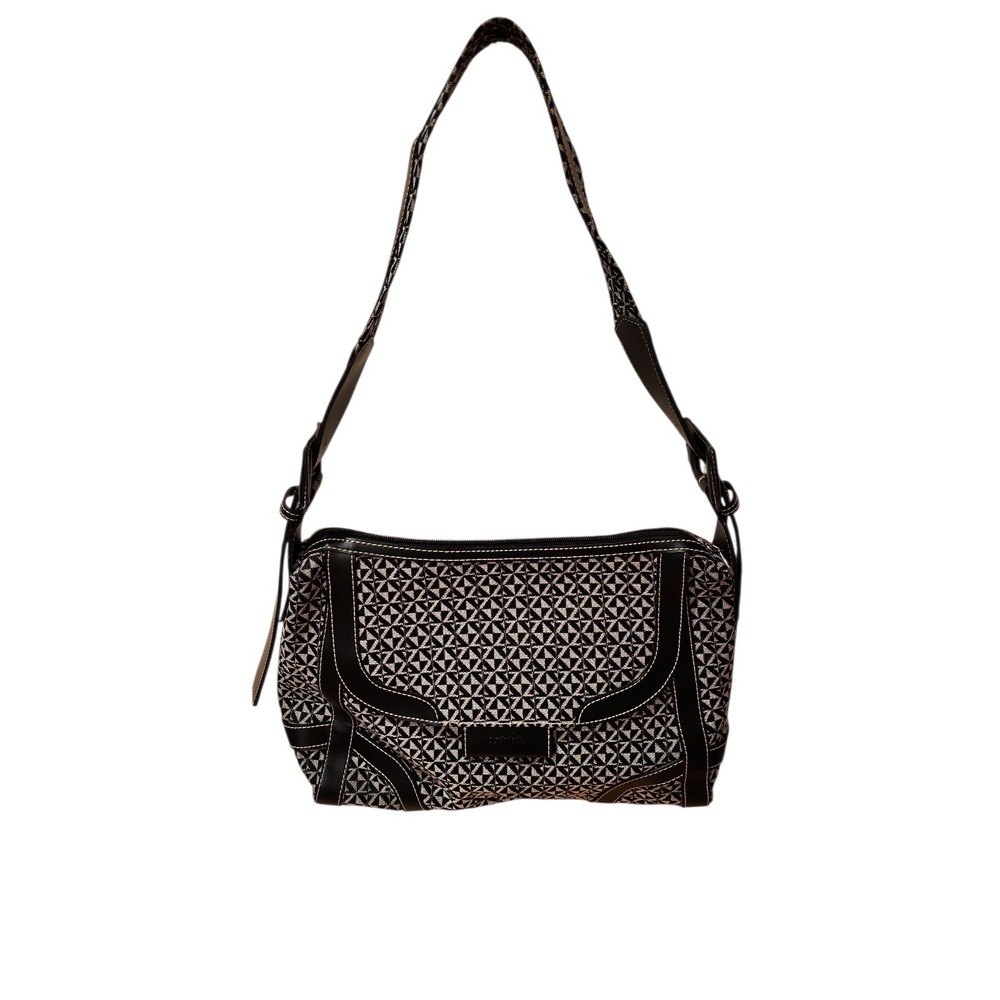 Max New York Black White Shoulder Bag‎ Purse TCA